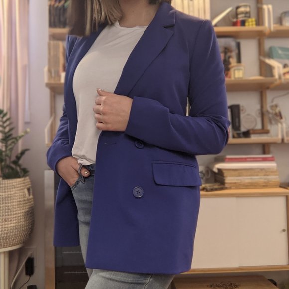 NWT Klein blue blazer - Picture 4 of 6